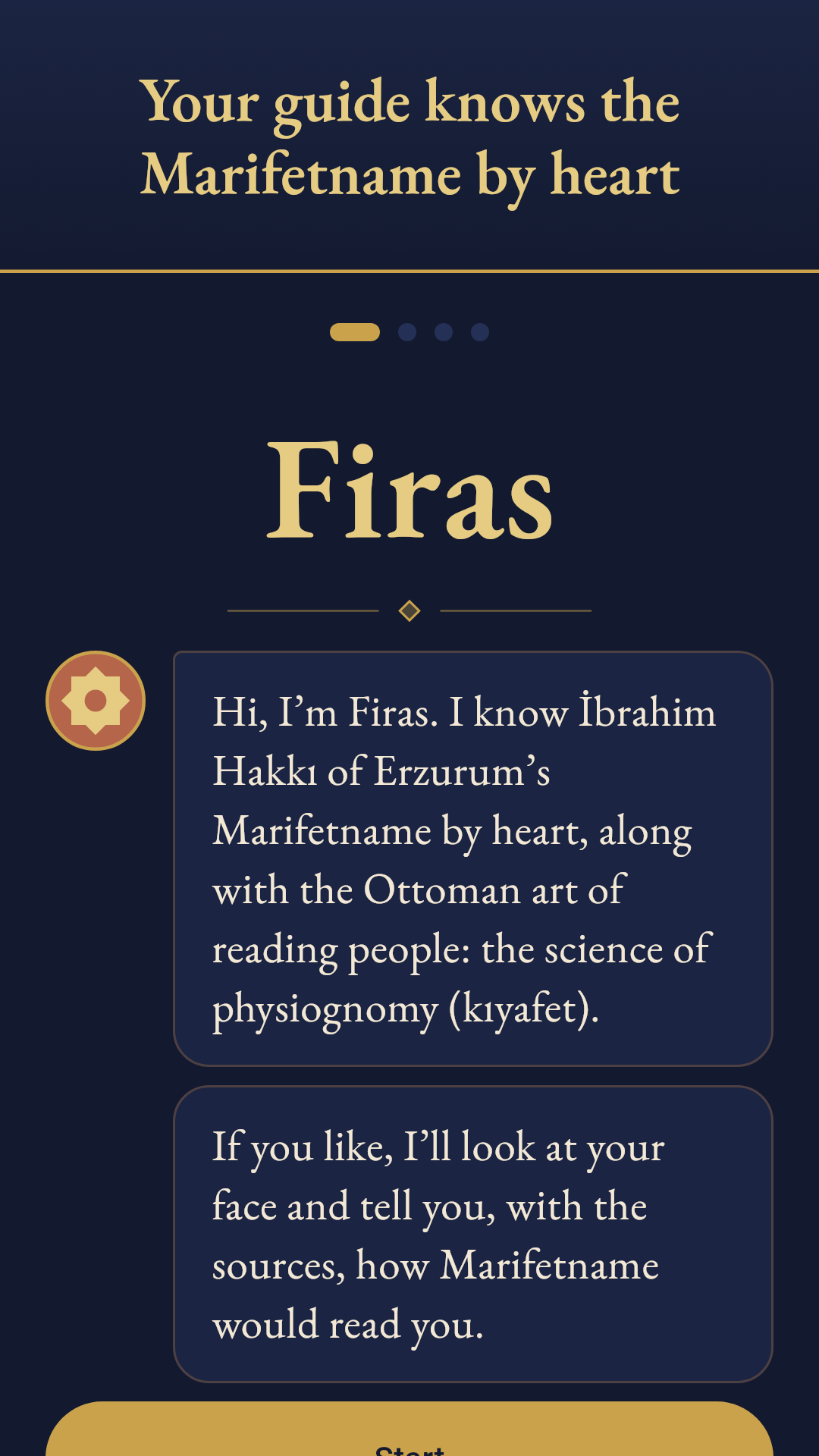 Your guide knows the Marifetname by heart